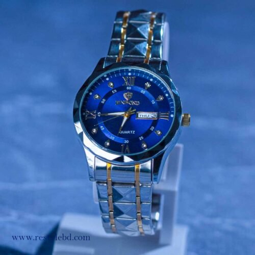 BINBOND Luxury Watch for Men Gold Blue Design – (RBB-54)