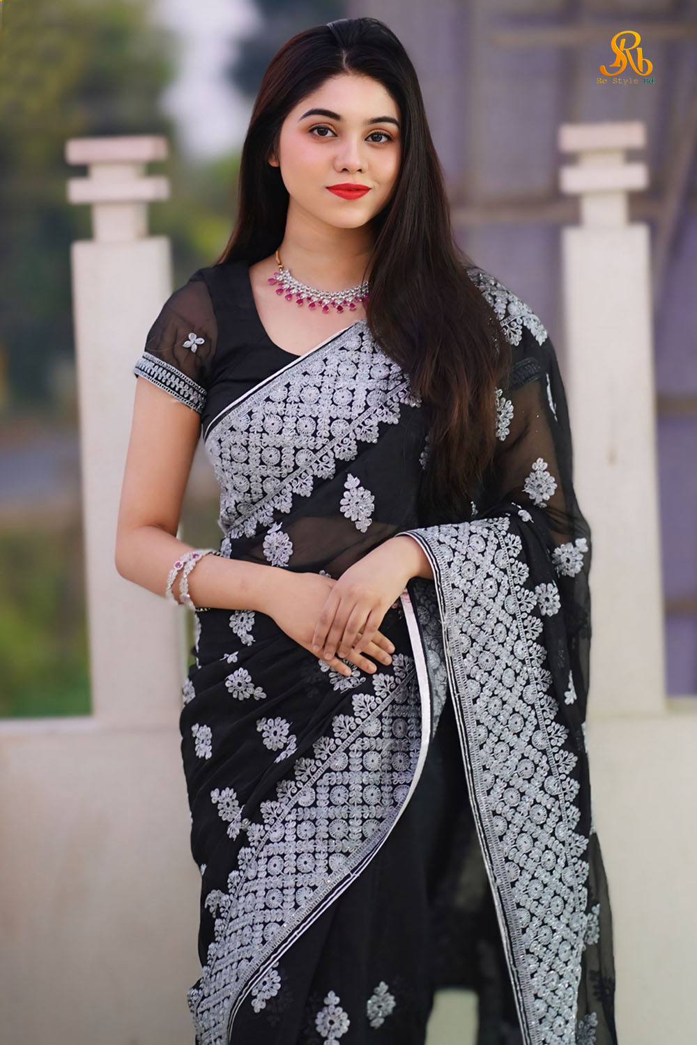 Gorgeous Black color Banarashi Premium saree (RBB-20)