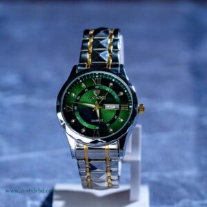 BINBOND Luxury Watch for Men Gold Green Design – (RBG-51)