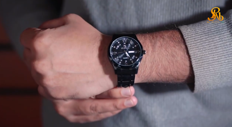 Binbond Elegant Black Watch—Elevate Your Style with our Luxury watch - re style bd